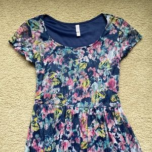 High low floral dress